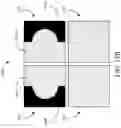 Fig. 15 - Quad color filter array image sensor with aperture simulation and phase detection