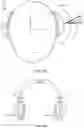 Fig. 34 - Headphones with telescoping stem assembly