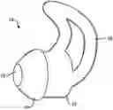 Fig. 01 - Wearable audio device with docking or parking magnet having different magnetic flux on opposing sides of the magnet