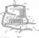 Fig. 03 - Wearable audio device with docking or parking magnet having different magnetic flux on opposing sides of the magnet