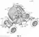 Fig. 12 - Hydroelectrically-charged agricultural irrigation prime mover, hydroelectrically-charged agricultural hose reel prime mover, and mobile agricultural irrigation system including the same