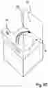 Fig. 11 - Foldable Raised Pet Feeding Stand with vertical backboard displaying advertisements, promotions, inspirational messages, and entertainment