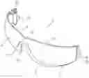 Fig. 01 - Safety glasses for human user; safety system