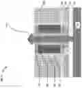 Fig. 12 - Gate first technique in vertical transport FET using doped silicon gates with silicide