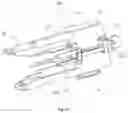 Fig. 11 - Tissue closure device and medical instrument