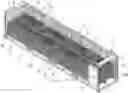 Fig. 01 - Apparatus, system and method for securing wheeled shipping carts within a shipping container