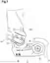 Fig. 08 - Developing cartridge having a member with a hole and a lever received in the hole