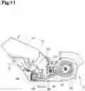 Fig. 12 - Developing cartridge having a member with a hole and a lever received in the hole