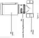 Fig. 02 - Mounting mechanism for thermostatic devices