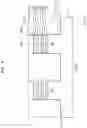 Fig. 13 - Integrated circuit device having a work function control layer with a step portion located on an element isolation layer