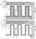 Fig. 34 - Three-dimensional memory device having double-width staircase regions and methods of manufacturing the same