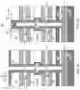 Fig. 16 - Three-dimensional memory device containing eye-shaped contact via structures located in laterally-undulating trenches and method of making the same