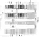 Fig. 49 - Three-dimensional memory device containing eye-shaped contact via structures located in laterally-undulating trenches and method of making the same