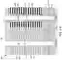 Fig. 55 - Three-dimensional memory device containing eye-shaped contact via structures located in laterally-undulating trenches and method of making the same