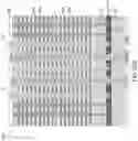 Fig. 64 - Three-dimensional memory device containing eye-shaped contact via structures located in laterally-undulating trenches and method of making the same