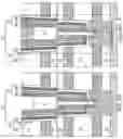 Fig. 12 - Three-dimensional memory device containing asymmetric, different size support pillars and method for making the same