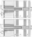 Fig. 19 - Three-dimensional memory device containing asymmetric, different size support pillars and method for making the same