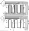 Fig. 26 - Three-dimensional memory device containing asymmetric, different size support pillars and method for making the same