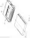 Fig. 02 - Card connector with frame-like tongue for protecting cantilevered contacts
