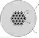Fig. 01 - Moderately multimodal amplifying fibre