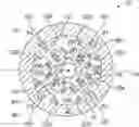 Fig. 01 - Cycloidal reluctance motor with rotor electromagnets