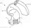 Fig. 01 - Receiver suspension for a hearing assisting device