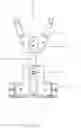 Fig. 04 - Shoulder transfer weight support system and face shield
