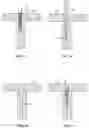 Fig. 07 - Stepped drill bit with alternately sharpened edges to clean-out obscured fastener openings in cross laminated timber joints