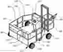 Fig. 01 - Vehicle apparatus for use on a roof and method of assembling and installing commercial roofing