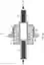 Fig. 08 - Turnbuckle-style support strut with tunable stiffness