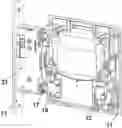 Fig. 01 - Door-locking mechanism having a receptacle set into the door frame for the locking bolt of a device set into the door for controlling the locking bolt into the open position by means of a manually controllable actuating element