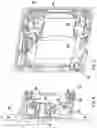 Fig. 06 - Door-locking mechanism having a receptacle set into the door frame for the locking bolt of a device set into the door for controlling the locking bolt into the open position by means of a manually controllable actuating element
