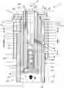 Fig. 01 - Spool valve and piston geometry to reduce cavitation effects in a linear actuator
