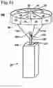Fig. 10 - Imaging satellite having mirror formed from liquid and two-axis rotational configuration
