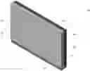 Fig. 01 - Electronic display assembly with a channel for ambient air in an access panel