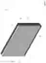 Fig. 02 - Electronic display assembly with a channel for ambient air in an access panel