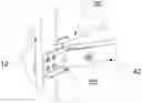 Fig. 01 - Support stand for hands free use of electronic devices while using an exercise machine