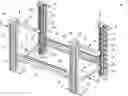 Fig. 01 - Modular structure for shelving