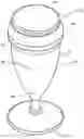 Fig. 01 - Drinking vessel having engagement features and camouflaging non-engagement elements