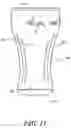 Fig. 10 - Drinking vessel having engagement features and camouflaging non-engagement elements
