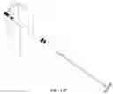 Fig. 33 - Hip or shoulder prosthesis and placement instruments