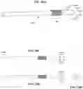 Fig. 75 - Hip or shoulder prosthesis and placement instruments