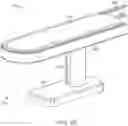 Fig. 10 - Surgical system with configurable rail-mounted mechanical arms