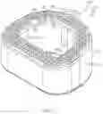 Fig. 02 - Spinal interbody cage comprising a bulk interbody cage, a top face, a bottom face, pillars, and slots