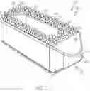 Fig. 03 - Spinal interbody cage comprising a bulk interbody cage, a top face, a bottom face, pillars, and slots