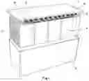 Fig. 02 - Container for sterilizing flexible bags
