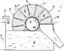 Fig. 01 - Arrangement and method for detecting a damage of a filter fabric of a disc filter at a disc filter unit using microphones