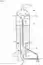 Fig. 02 - Three-phase reactor with recycle cup of decreasing section and of variable angle of inclination