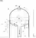 Fig. 04 - Three-phase reactor with recycle cup of decreasing section and of variable angle of inclination