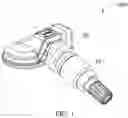 Fig. 02 - Tire pressure sensor with elastic telescopic valve assembly